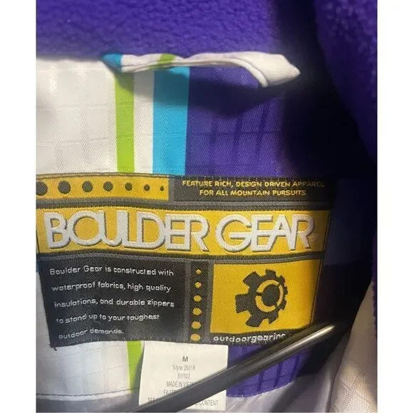 Boulder Gear Ski Snow Jacket Removable Hood Women’s Size Medium - Picture 2 of 6